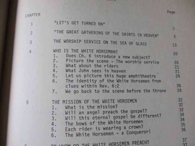 WHO IS THE RIDER ON THE WHITE HORSE -? REV. 6:2 - JACK ARMSTRONG