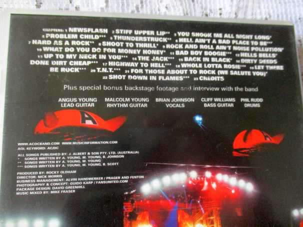 STIFF UPPER LIP AC/DC LIVE DVD