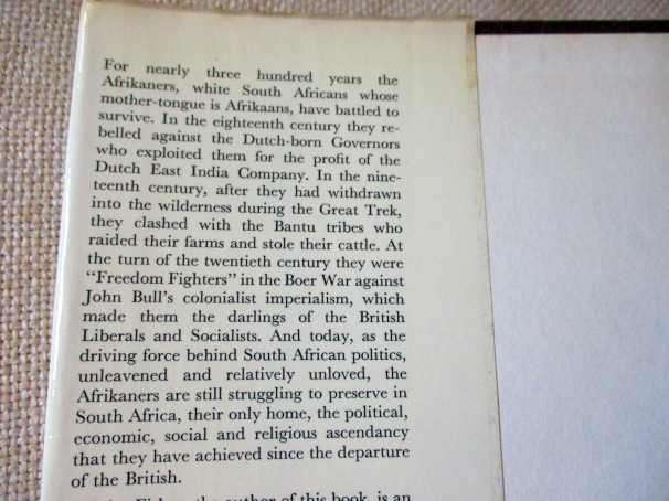 THE AFRIKANERS - JOHN FISHER