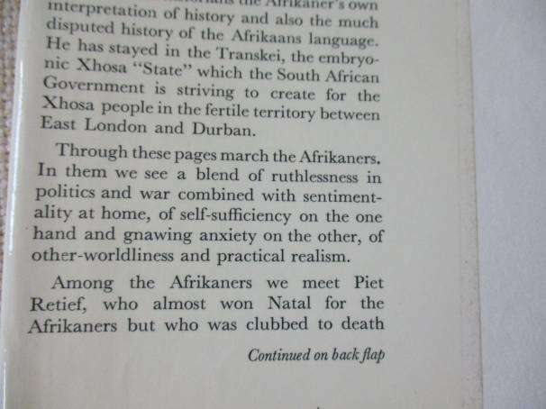 THE AFRIKANERS - JOHN FISHER