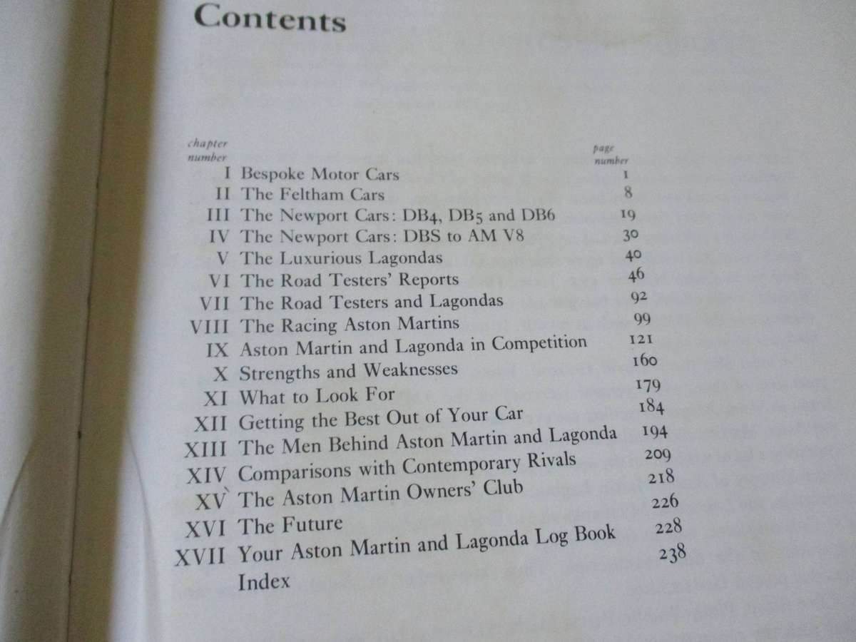 ASTON MARTIN AND LAGONDA -  CHRIS HARVEY