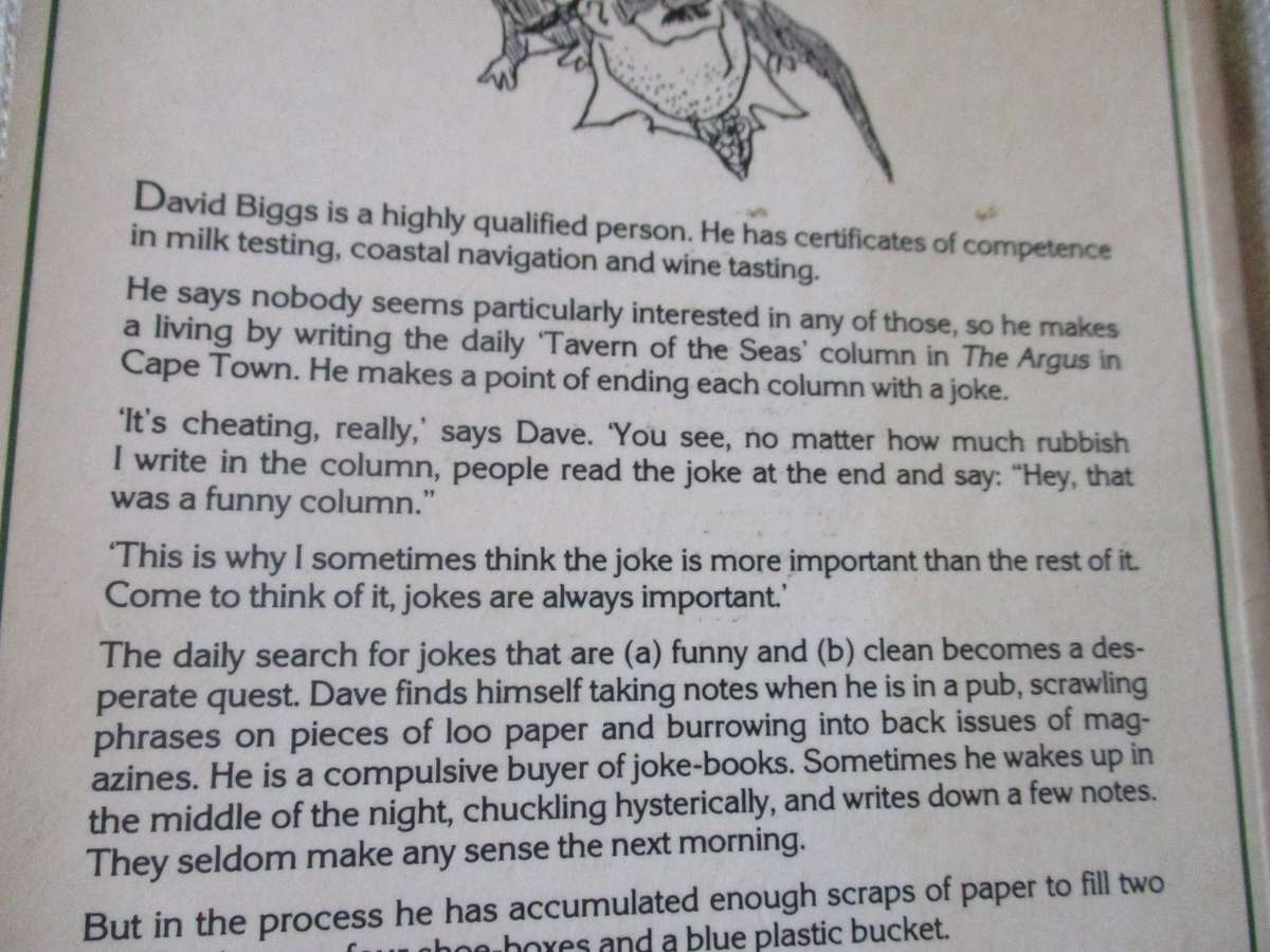 BEST SOUTH AFRICAN JOKES - COMPILED BY DAVID BIGGS