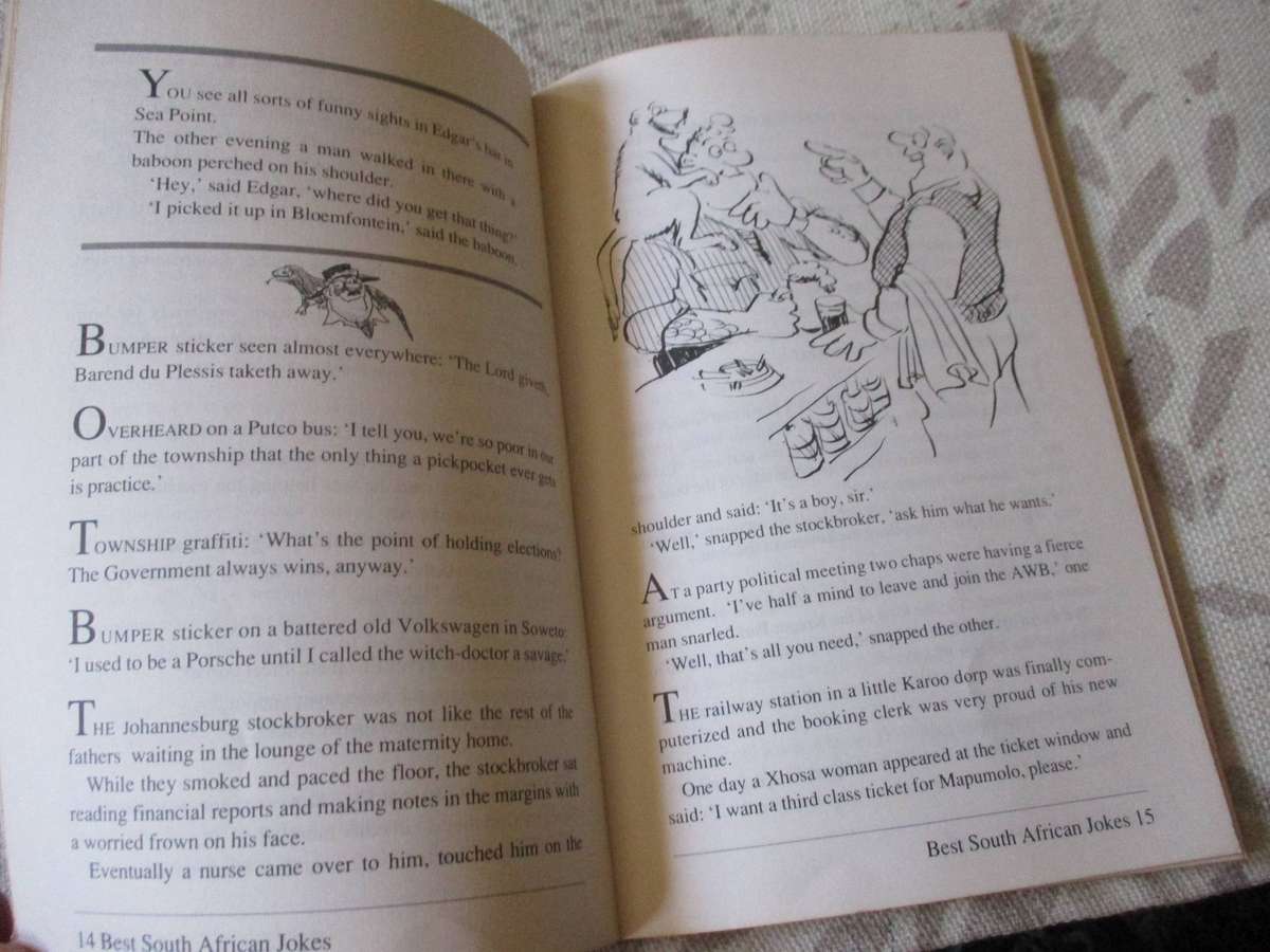 BEST SOUTH AFRICAN JOKES - COMPILED BY DAVID BIGGS