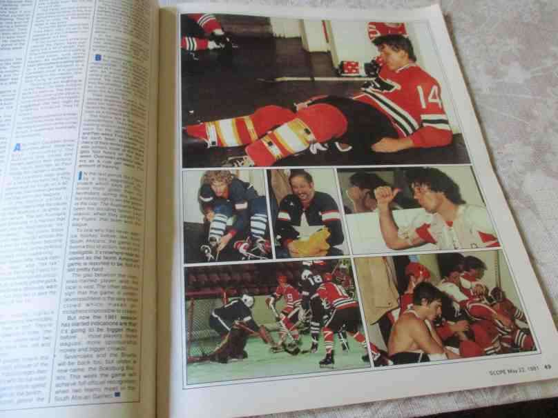 SCOPE MAGAZINE 22 MAY 1981 ( JULIE BLOOM, ICE HOCKEY S.A., KYM BOOTHBY, KAWAZAKI Z550,
