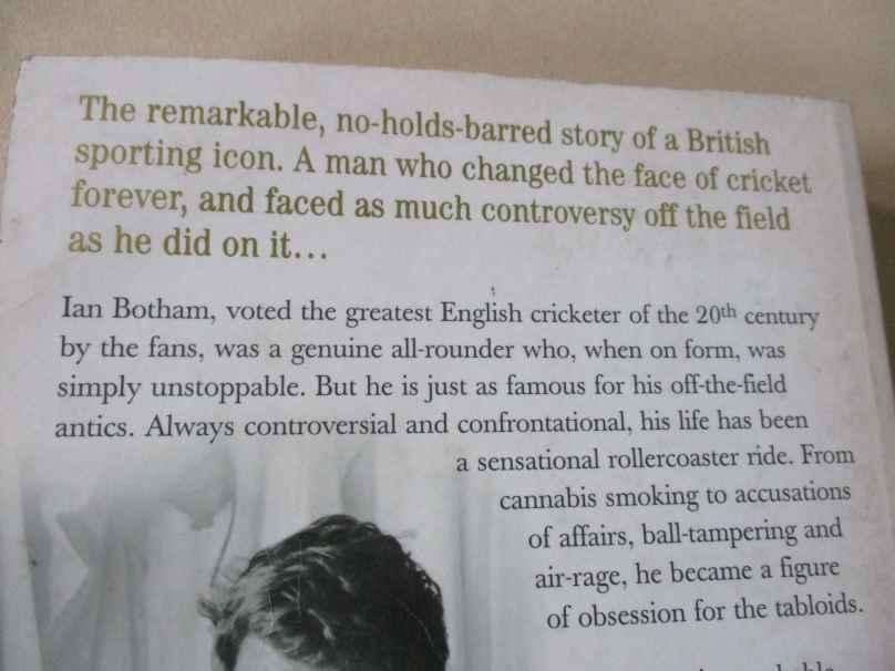 HEAD ON - THE AUTOBIOGRAPHY - IAN BOTHAM
