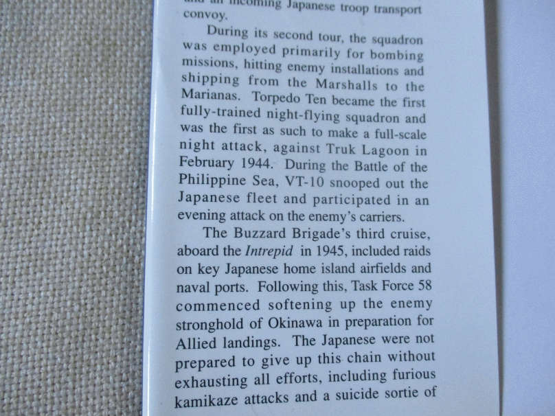 THE BUZZARD BRIGADE - TORPEDO SQUADRON TEN AT WAR - STEPHEN L MOORE