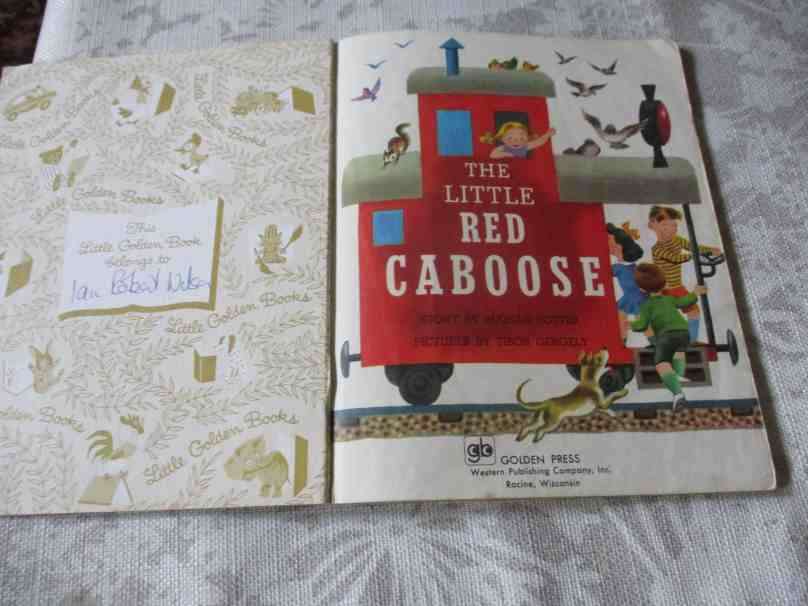 THE LITTLE RED CABOOSE - LITTLE GOLDEN BOOK - VINTAGE CHILDREN'S BOOK