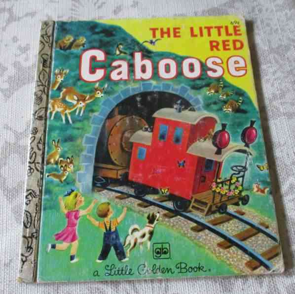 THE LITTLE RED CABOOSE - LITTLE GOLDEN BOOK - VINTAGE CHILDREN'S BOOK