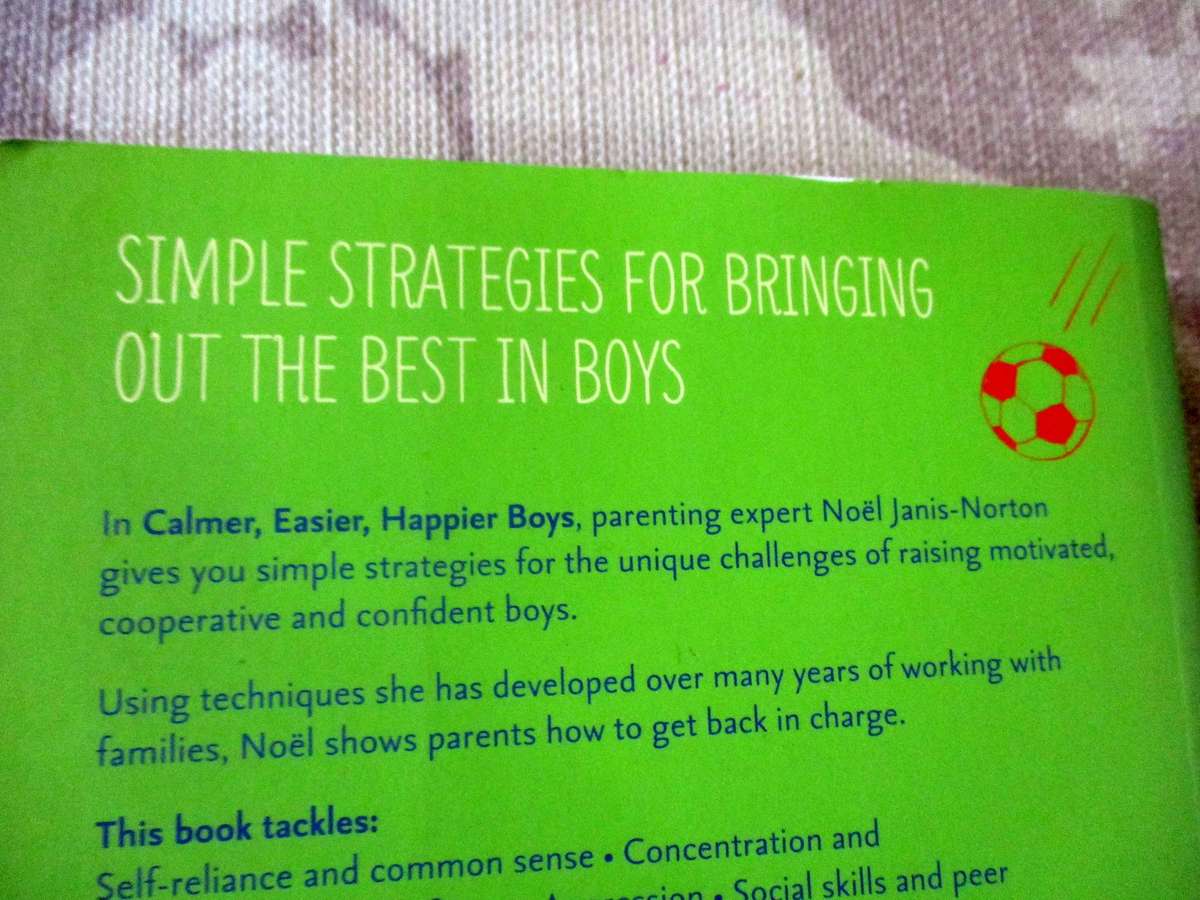 CALMER EASIER HAPPIER BOYS - NOEL JANIS-NORTON