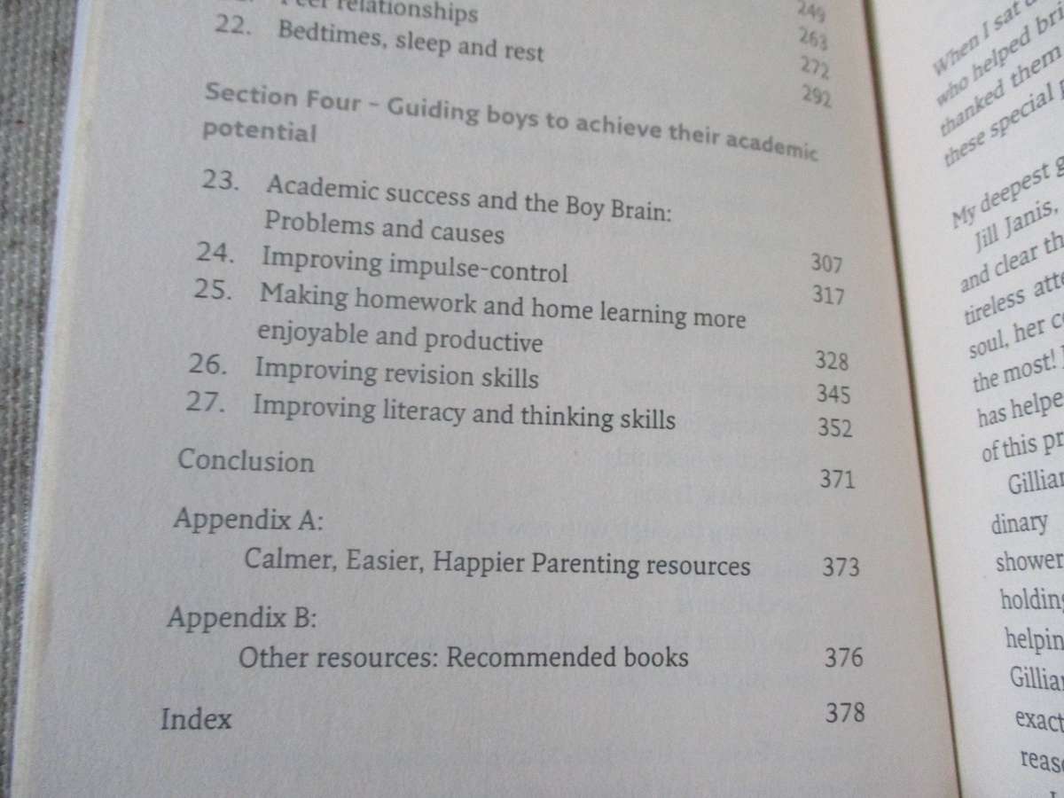 CALMER EASIER HAPPIER BOYS - NOEL JANIS-NORTON