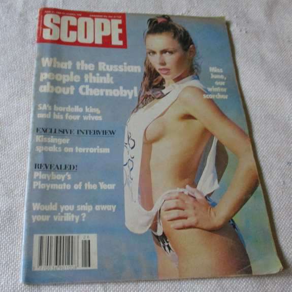 SCOPE MAGAZINE  11 MARCH 1988 ( SA BAND - THE CHOPPERS,