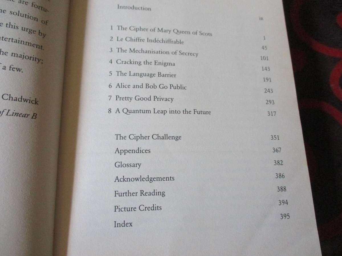 THE CODE BOOK - THE SECRET HISTORY OF CODES & CODE-BREAKING - SIMON SINGH