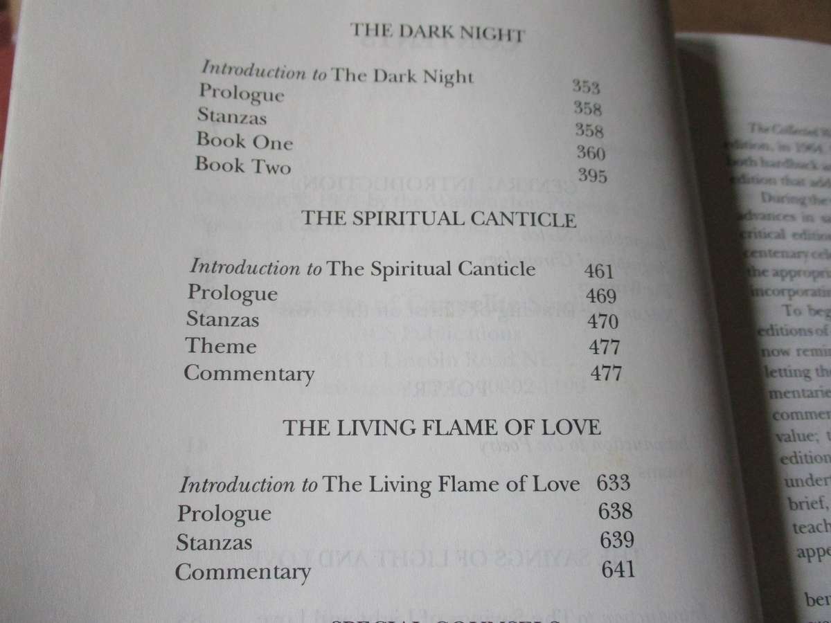 THE COLLECTED WORKS OF ST. JOHN OF THE CROSS