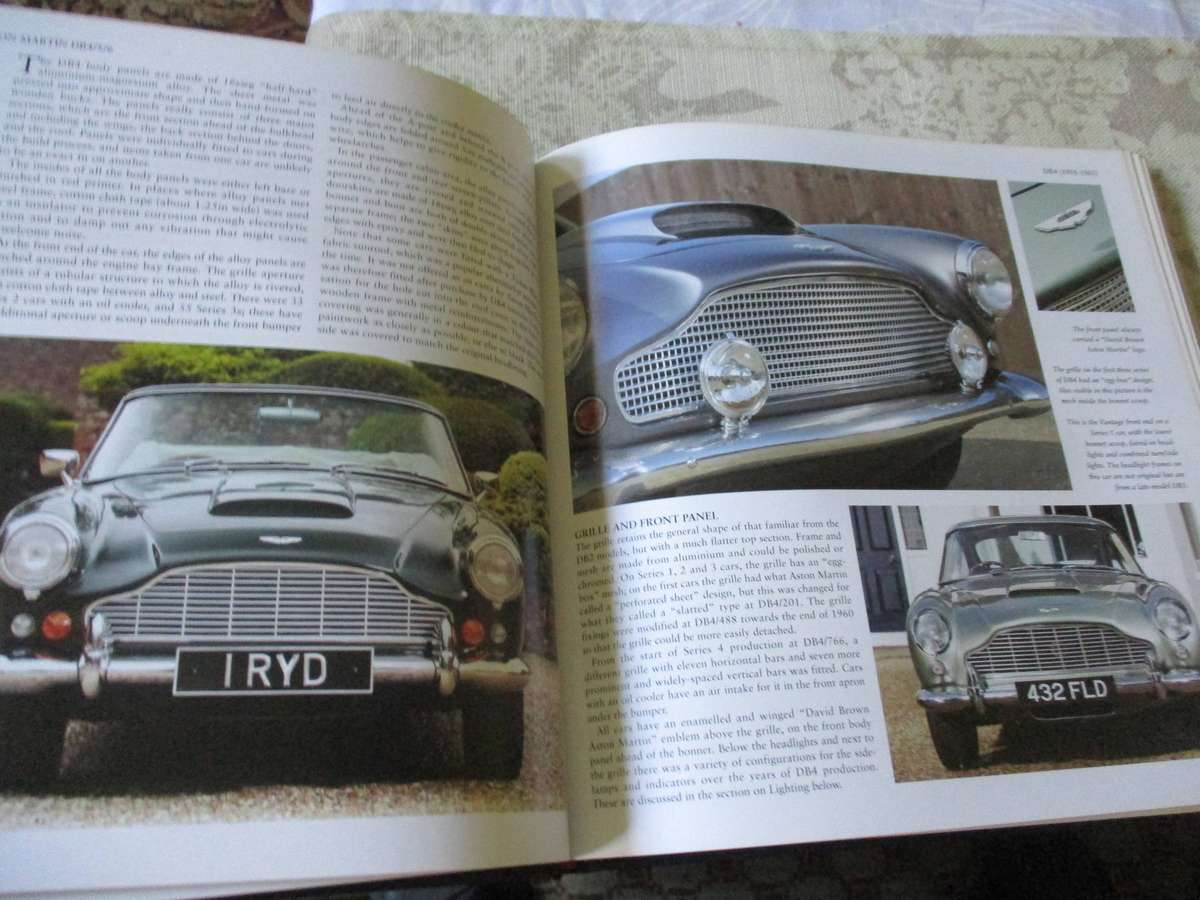 FACTORY - ORIGINAL ASTON MARTIN DB4 / 5 / 6 - THE ORIGINALITY GUIDE TO ALL MODELS - BY JAMES TAYLOR