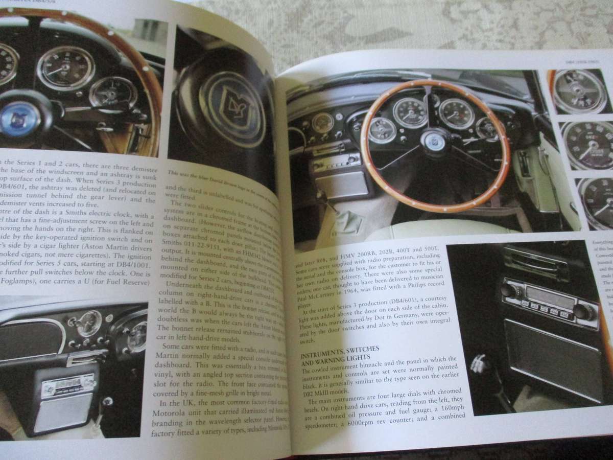 FACTORY - ORIGINAL ASTON MARTIN DB4 / 5 / 6 - THE ORIGINALITY GUIDE TO ALL MODELS - BY JAMES TAYLOR