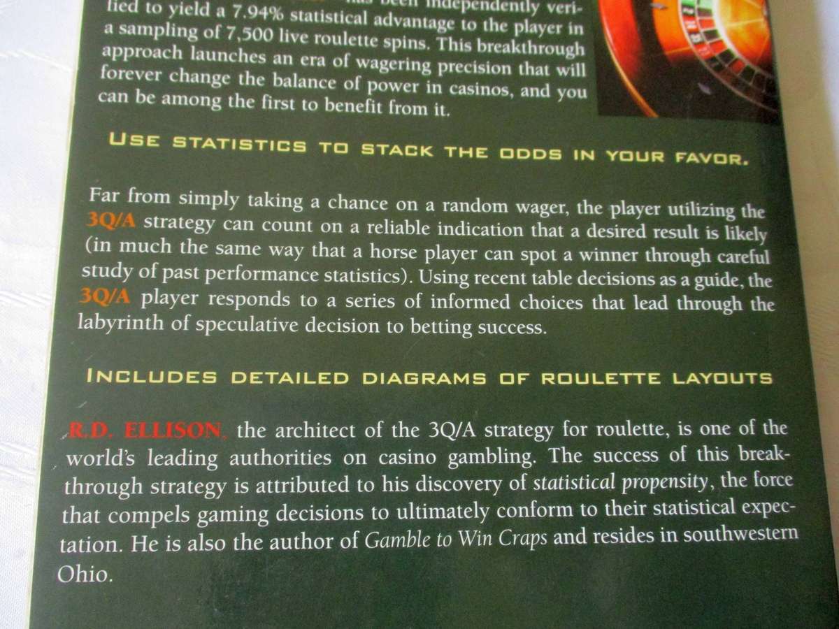 GAMBLE TO WIN ROULETTE - R.D. ELLISON