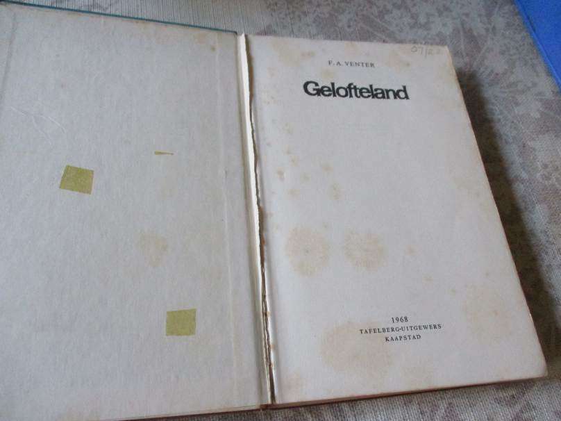 GELOFTELAND - F.A. VENTER