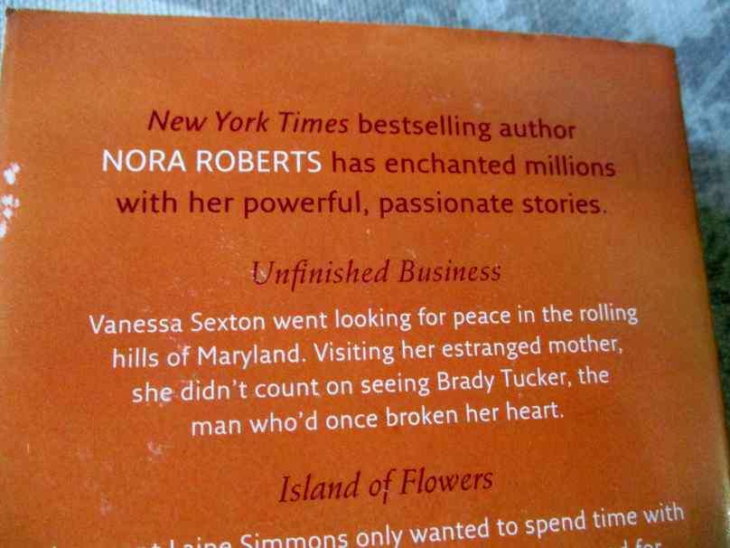 GOING HOME - NORA ROBERTS ( unfinished business / island of flowers / mind over matter )