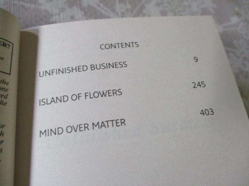 GOING HOME - NORA ROBERTS ( unfinished business / island of flowers / mind over matter )