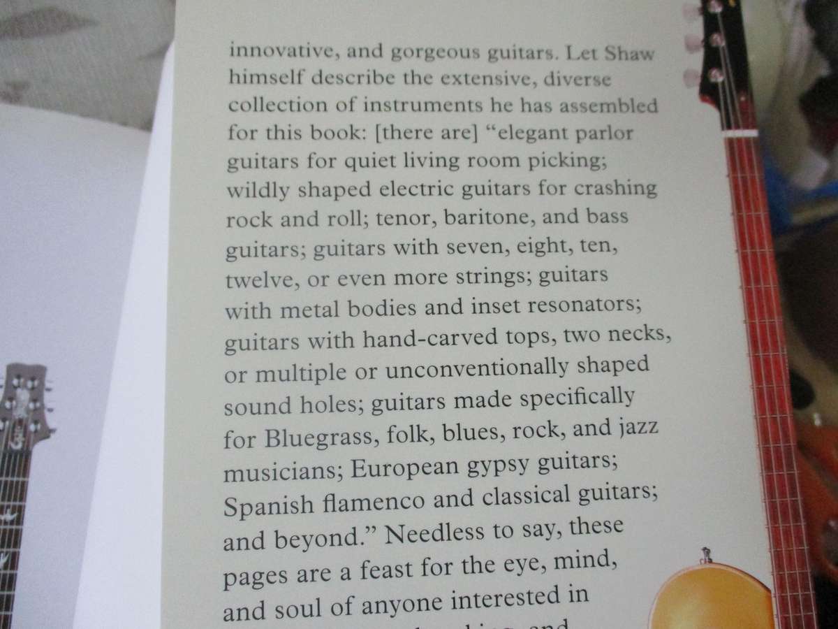 HAND MADE HAND PLAYED - THE ART & CRAFT OF CONTEMPORARY GUITARS - ROBERT SHAW