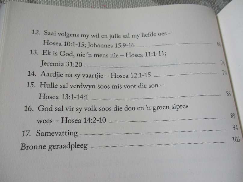 HOSEA - N' BYBELSTUDIE OOR GOD SE ONVOORWAARDELIKE LIEFDE - JOHAN SMIT