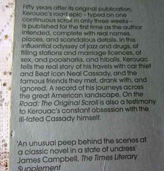 ON THE ROAD - JACK KEROUAC - THE ORIGINAL SCROLL