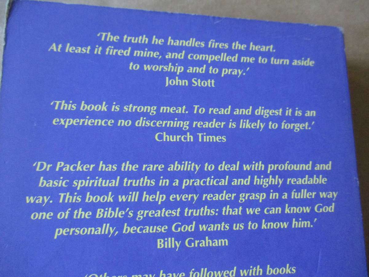 KNOWING GOD  with study guide - J.I. PACKER