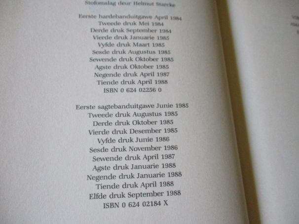 KRINGE IN N' BOS - DALENE MATTHEE  ( hardeband )