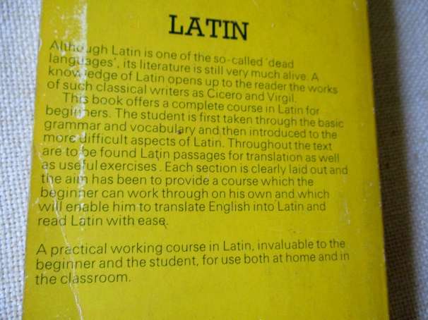 LATIN F KINCHIN SMITH - TEACH YOURSELF BOOKS
