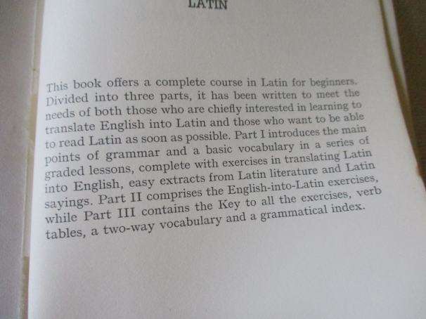LATIN F KINCHIN SMITH - TEACH YOURSELF BOOKS