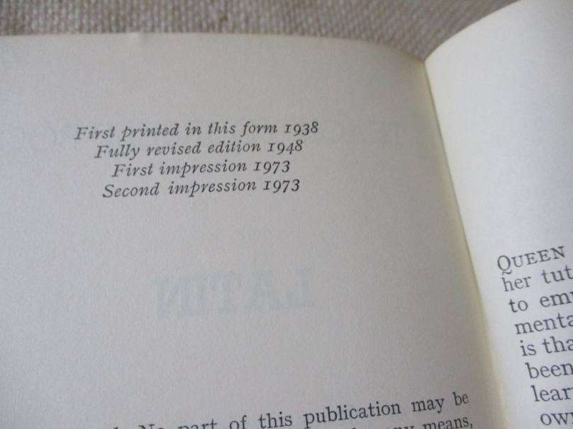 LATIN F KINCHIN SMITH - TEACH YOURSELF BOOKS