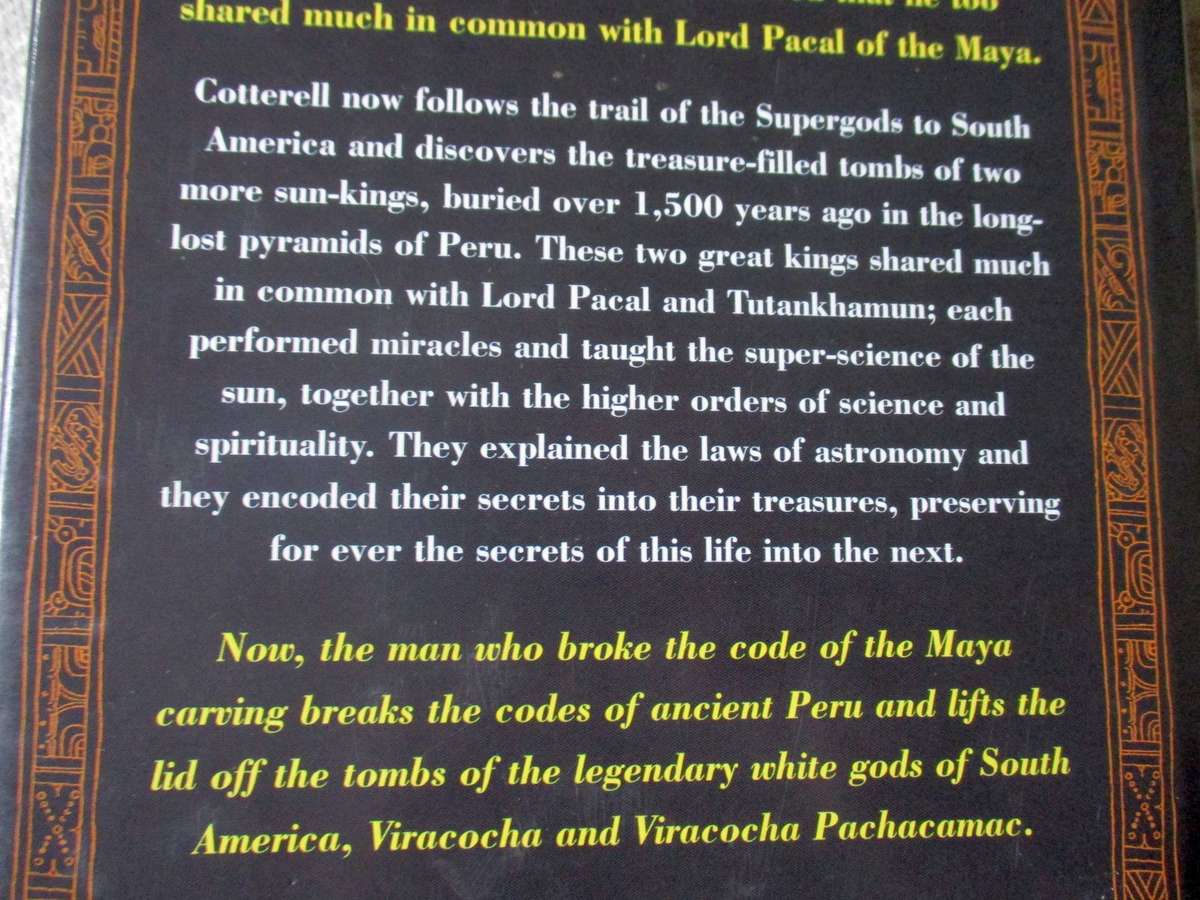 THE LOST TOMB OF VIRACOCHA - UNLOCKING THE SECRETS OF THE PERUVIAN PYRAMIDS - MAURICE COTTERELL