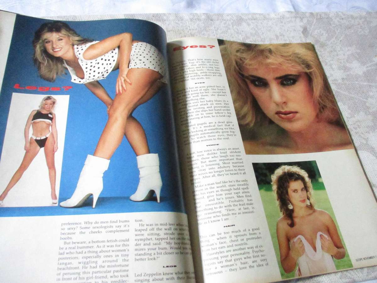 SCOPE MAGAZINE 7 NOVEMBER 1986 ( KEVIN SAVAGE DJ, GLORIA RODRIGUEZ MODEL