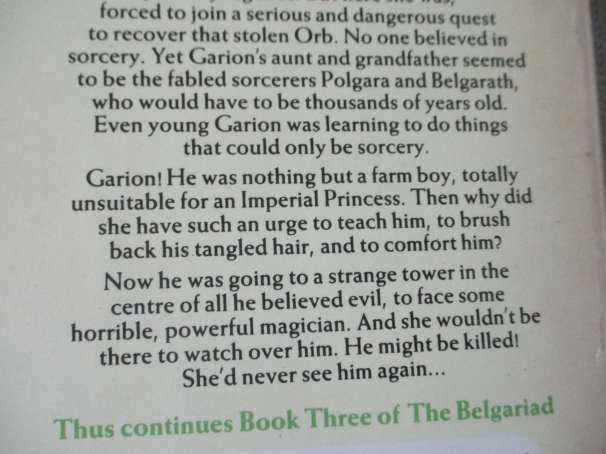 MAGICIAN'S GAMBIT - DAVID EDDINGS - BOOK THREE OF THE BELGARIAD