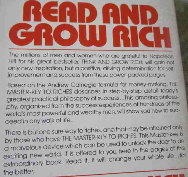 THE MASTER-KEY TO RICHES - NAPOLEON HILL