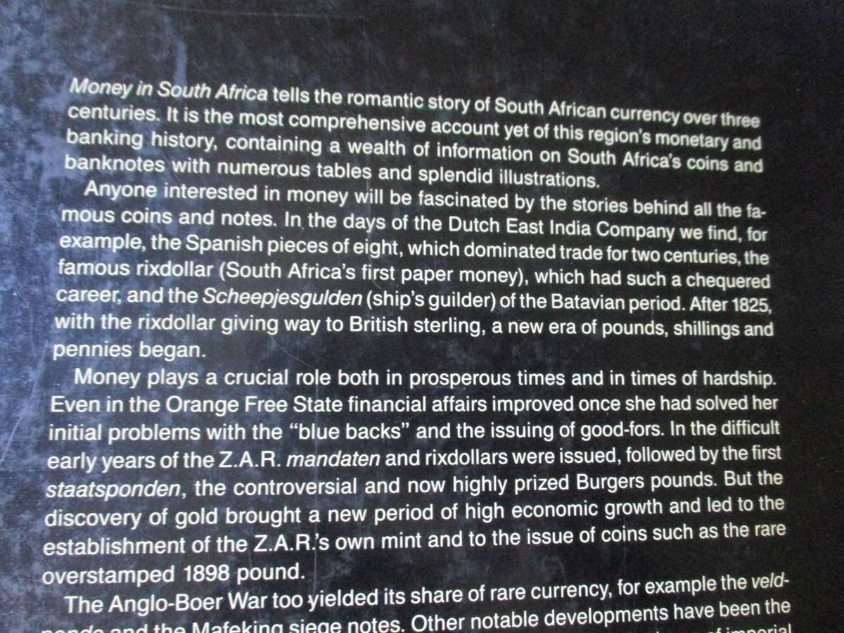 MONEY IN SOUTH AFRICA - C.L. ENGELBRECHT ( signed )
