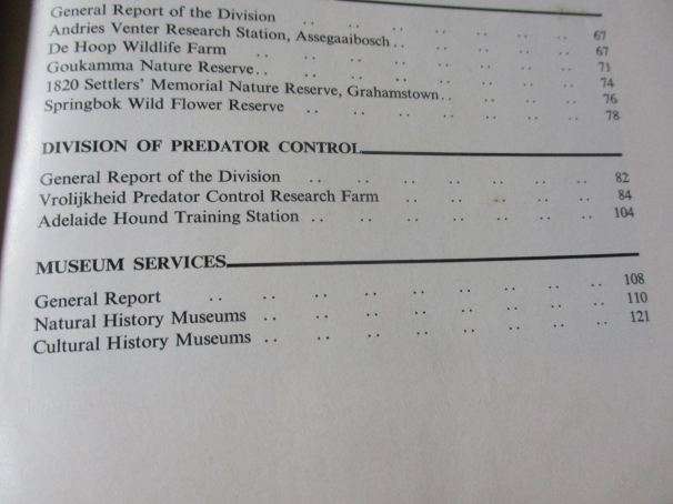 DEPARTMENT OF NATURE CONSERVATION ANNUAL REPORT NO 23 1966