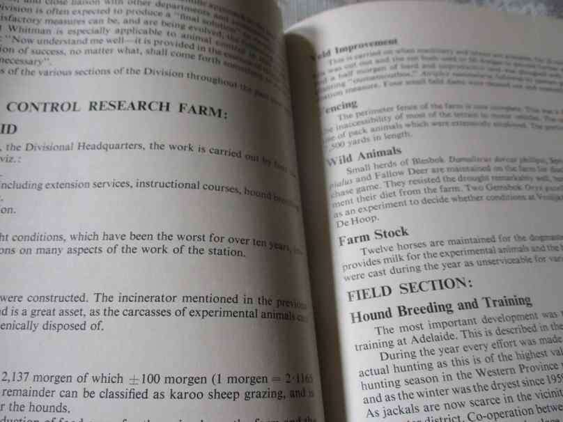 DEPARTMENT OF NATURE CONSERVATION ANNUAL REPORT NO 23 1966