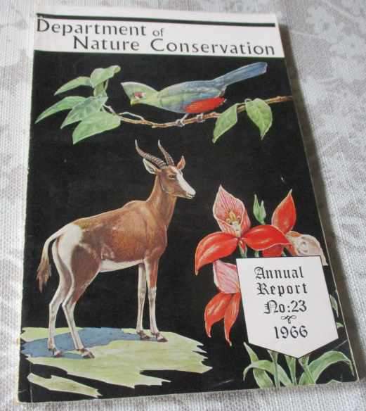 DEPARTMENT OF NATURE CONSERVATION ANNUAL REPORT NO 23 1966