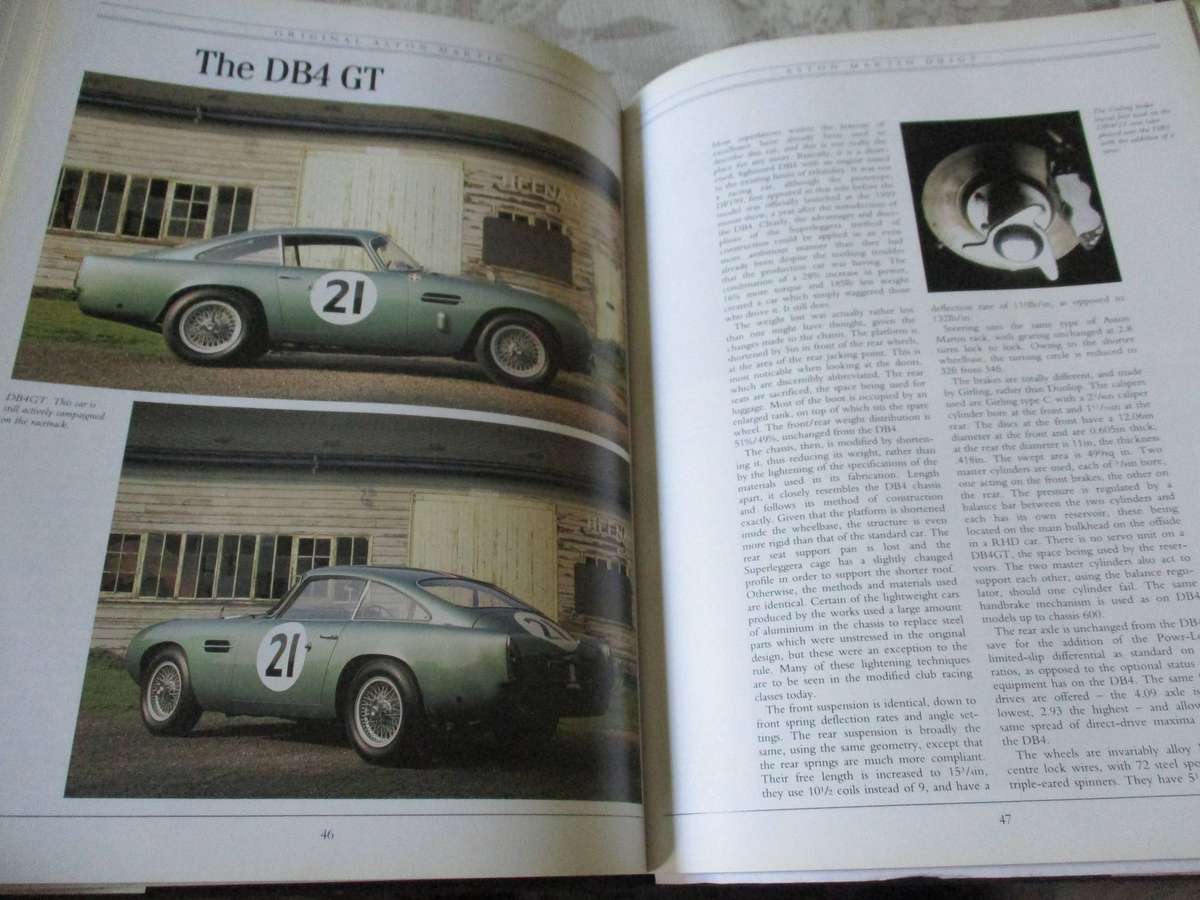 ORIGINAL ASTON MARTIN DB4 / 5 / 6 - THE RESTORERS GUIDE TO ....  BY ROBERT EDWARDS
