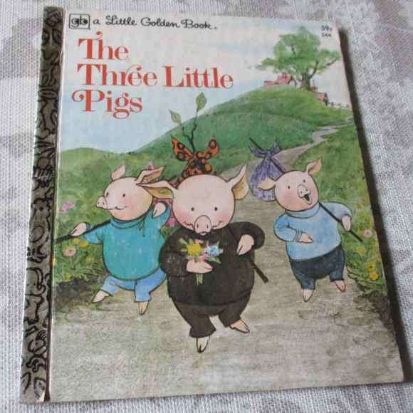 THE THREE LITTLE PIGS - A LITTLE GOLDEN BOOK