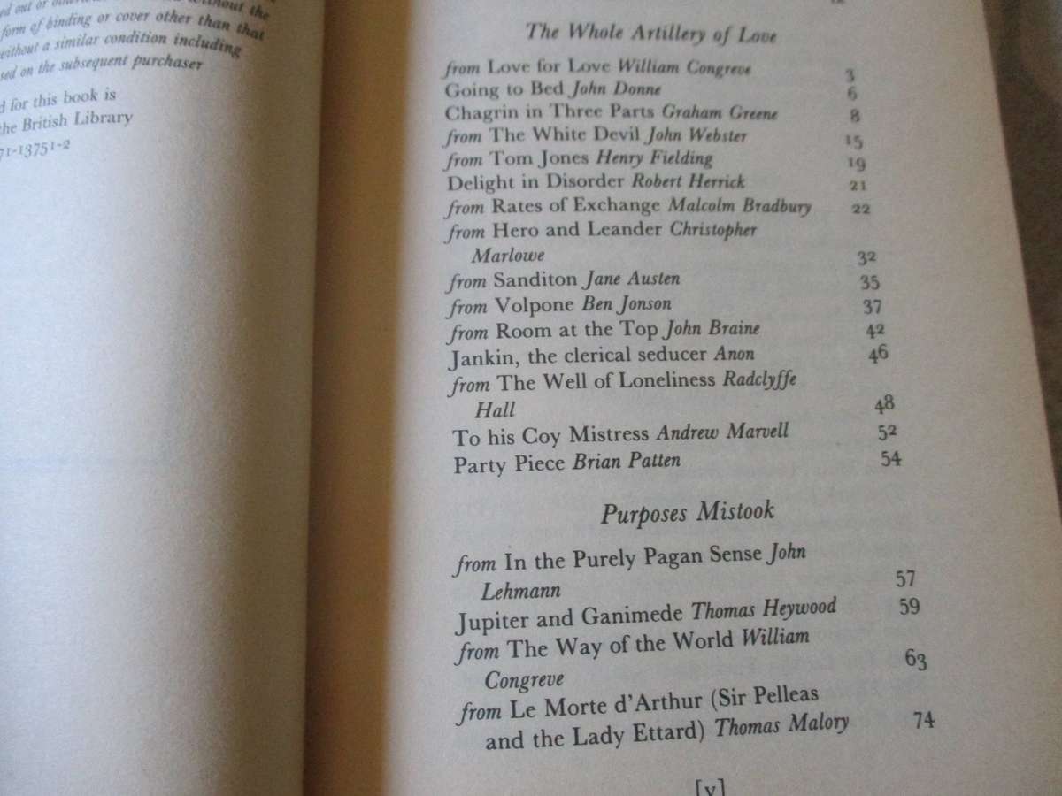 THE FABER BOOK OF SEDUCTIONS EDITED BY JENNY NEWMAN