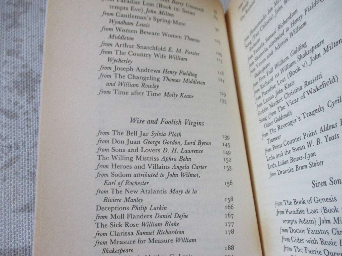 THE FABER BOOK OF SEDUCTIONS EDITED BY JENNY NEWMAN