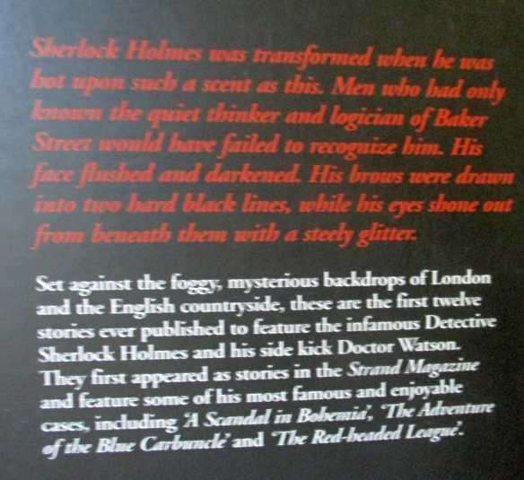 THE ADVENTURES OF SHERLOCK HOLMES - SIR ARTHUR CONAN DOYLE - COLLINS CLASSICS