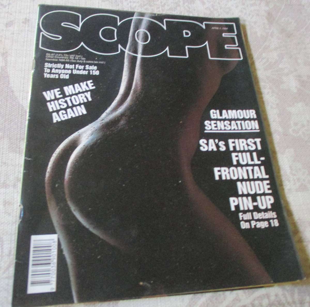 SCOPE MAGAZINE 1 APRIL 1994 ( THE BEATLES - WHITE ALBUM, SCOPE HUNK - ROSS McCULLOCH,