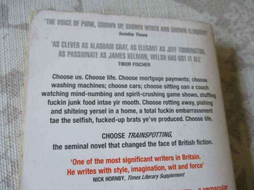TRAINSPOTTING - IRVINE WELSH