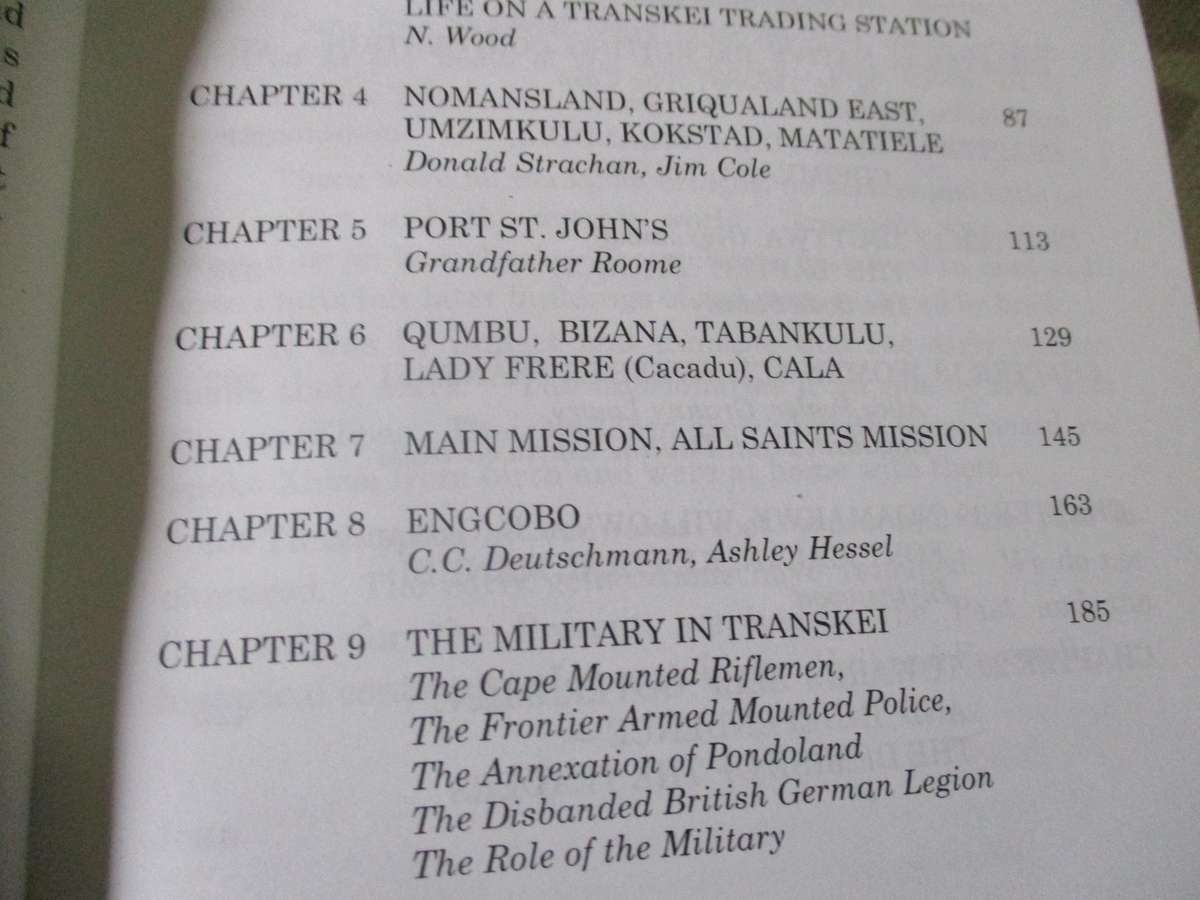 TRANSKEI HERITAGE - JOAN A BROSTER