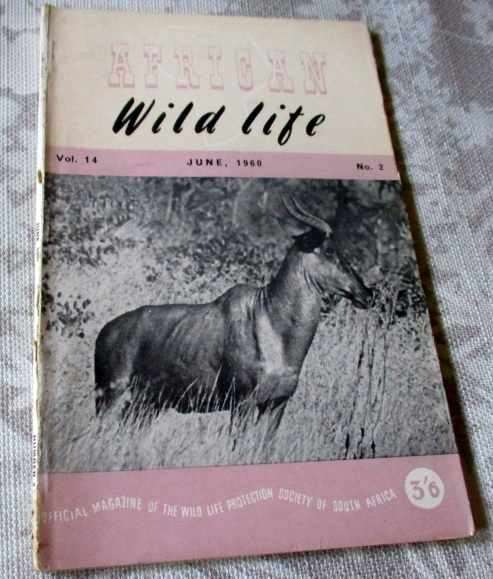 AFRICAN WILD LIFE JUNE 1960 NO 2
