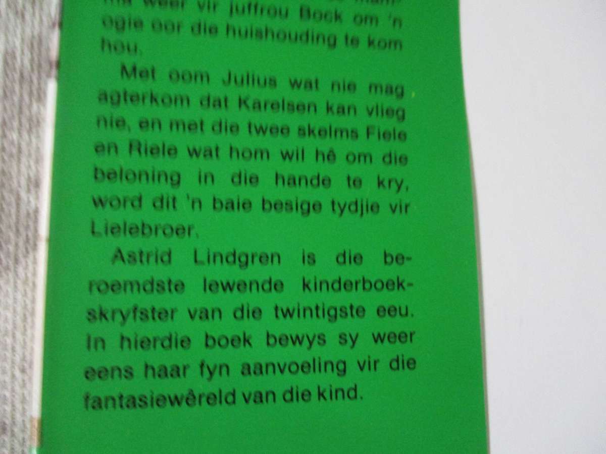 KARELSEN - DIE WERELD SE BESTE - ASTRID LINDGREN