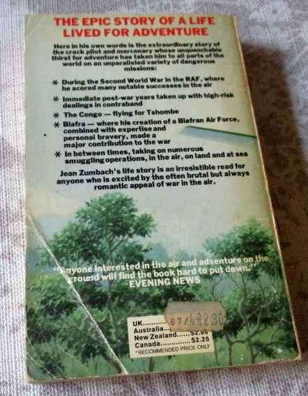 ON WINGS OF WAR - MY LIFE AS A ILOT ADVENTURER -JEAN ZUMBACH